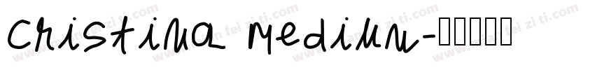 Cristina Medium字体转换